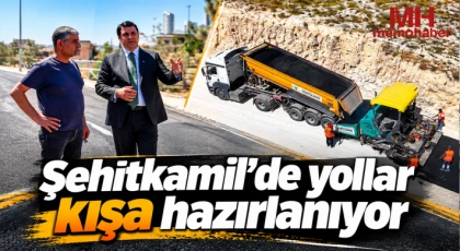 Şehitkamil’de yollar kışa hazırlanıyor