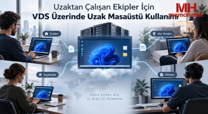 Uzaktan Çalışan Ekipler İçin VDS Üzerinde Uzak Masaüstü Kullanımı