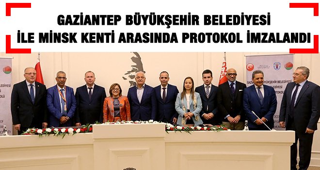 23’üncü kardeş şehir Minsk oldu