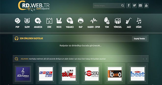 24 Saat Canlı Radyo Dinleme Fırsatı