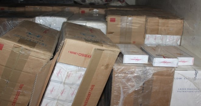 257 BİN PAKET KAÇAK SİGARA ELE GEÇİRİLDİ