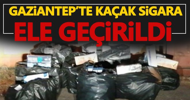 3 bin 650 paket kaçak sigara ele geçirildi