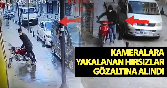 3 motosiklet ve 2 evden hırsızlık yapan şüpheliler gözaltına alındı