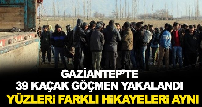 39 kaçak göçmenin umut yolculuğu yarım kaldı