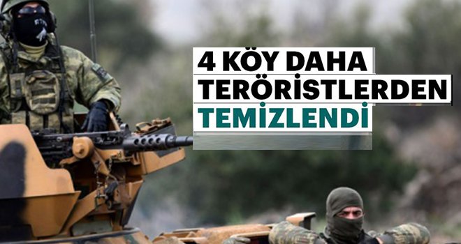 4 köy daha kontrol altına alındı 