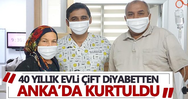 40 yıllık evli çift, ANKA'da sağlığına kavuştular
