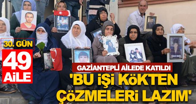 49 aileden HDP önünde oturma eylemi