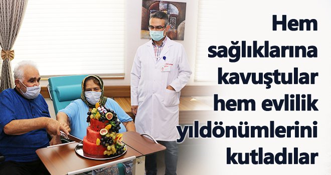 50. evlilik yıldönümünü böyle kutladılar...