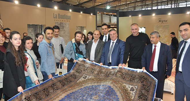 6 kıtaya Gaziantep halısı