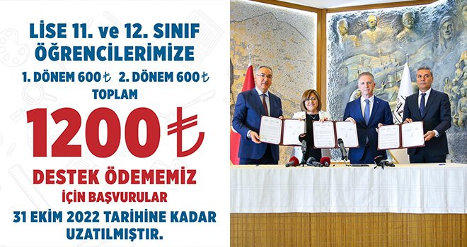 70 bin öğrenciye yapılacak bin 200 TL'lik destekte son başvuru tarihi uzatıldı