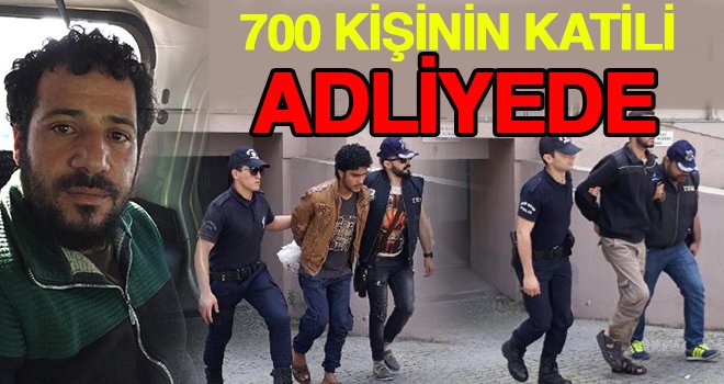 700 kişiyi katleden DEAŞ'ın sözde komutanı adliyede