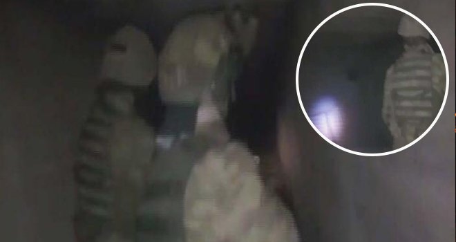 8 askerin şehit olduğu Keltepe'deki tünele böyle girildi