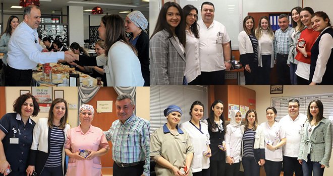 8 Mart Sanko Üniversitesi Hastanesi’nde kutlandı