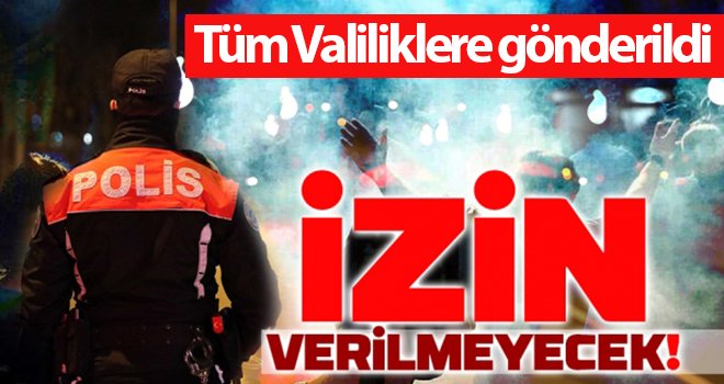 81 ile şampiyonluk kutlamalarıyla ilgili genelge