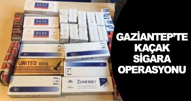 838 paket bandrolsüz gümrük kaçağı sigara ele geçirildi