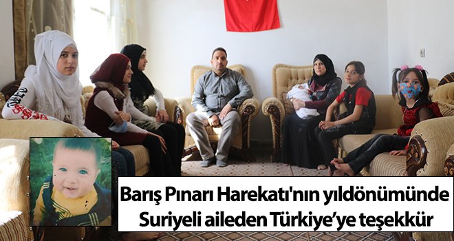 9 aylık bebeğin ailesinden Türkiye’ye teşekkür