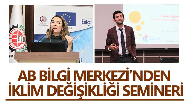 AB Bilgi Merkezi’nden iklim değişikliği semineri