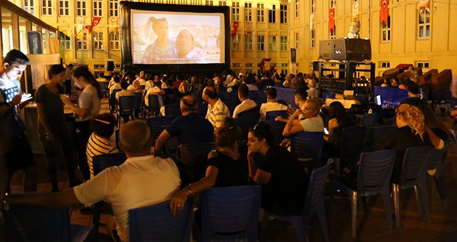 Açık hava sinema etkinlikleri başladı 