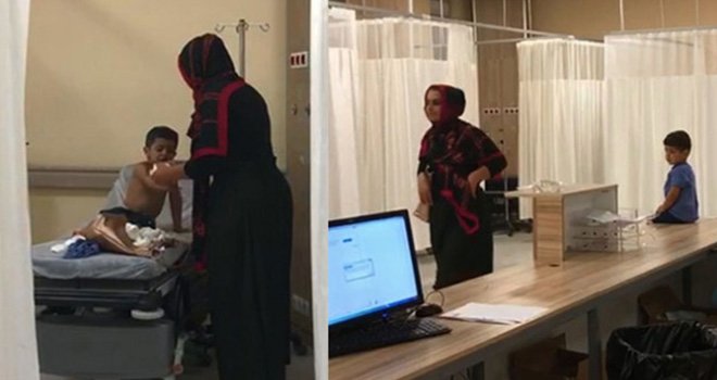 Acil Serviste ortalığı ayağa kaldıran görüntü 