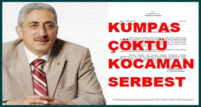 ADALET YERİNİ GEÇ DE OLSA BULMUŞTUR