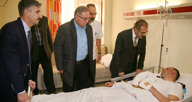 Afrin Gazisi’nden Rektör Gür’e mesaj