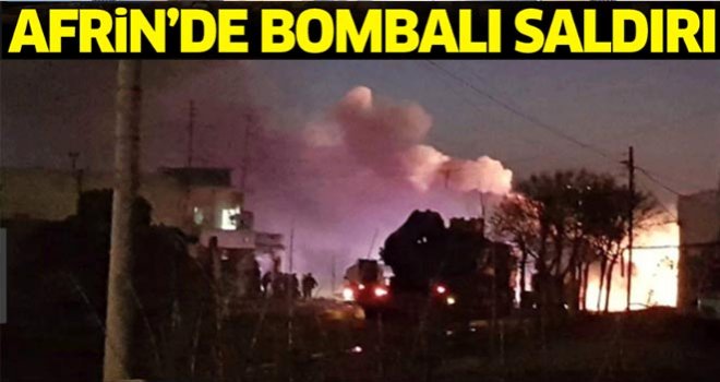 Afrin'de bomba yüklü araçla terör saldırısı: 1 ölü, 7 yaralı