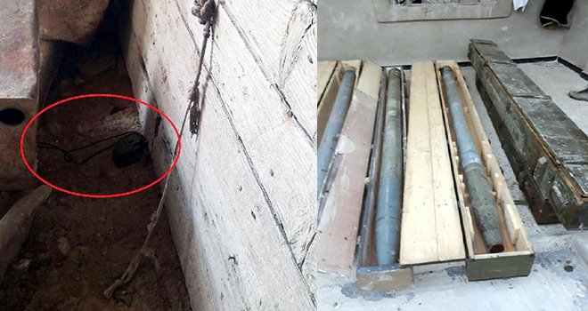 Afrin'de el yapımı patlayıcılar imha ediliyor