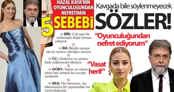 Ahmet Hakan'a Hazal Kaya tepkisi
