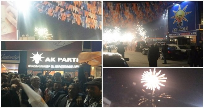 AK PARTİ GAZİANTEP'TE ZAFER KAZANDI