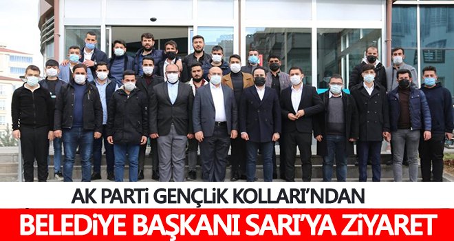 AK Parti Gençlik Kolları’ndan Belediye Başkanı Sarı’ya ziyaret