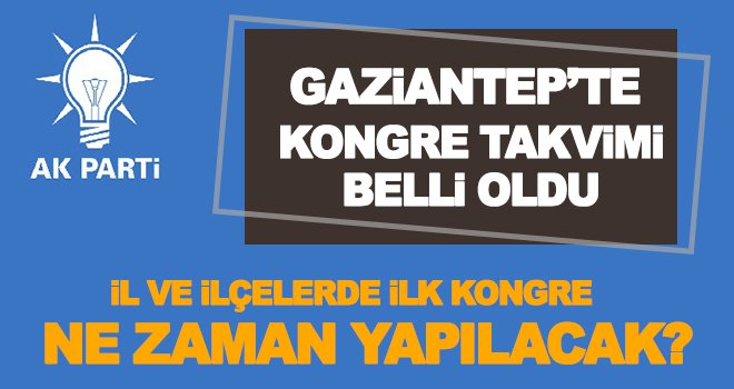 AK Parti'de kongre süreci start aldı: İşte o takvim