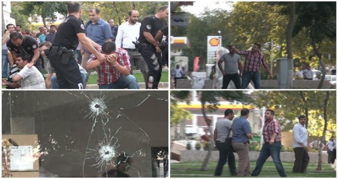 ALACAKLISININ İŞYERİNİ KURŞUNA TUTTU