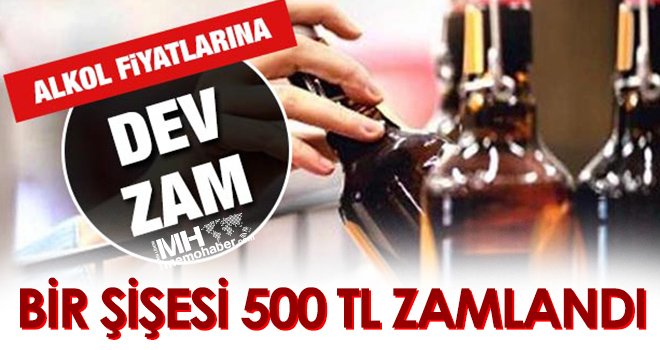 Alkollü İçki Fiyatlarına Dev Zam