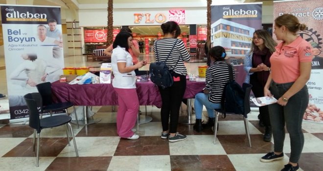 Alleben Tıp Merkezin'den ücretsiz şeker ölçümü