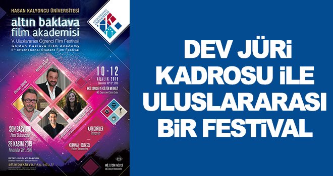 Altın baklava film festivaline geri sayım başladı