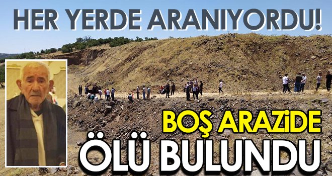 Alzaymır hastası yaşlı adam ölü bulundu 