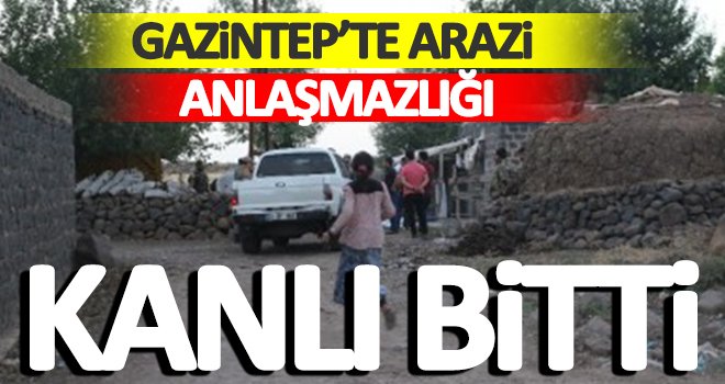 Amca yeğen arasında bıçaklı kavga! 