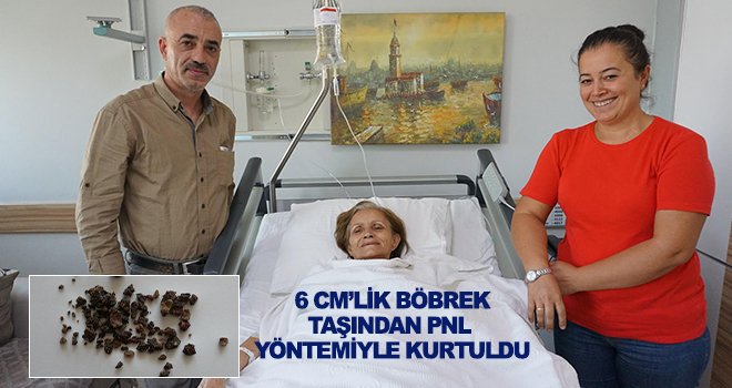 Anka'da kapalı böbrek taşı ameliyatı ile sağlığına kavuştu