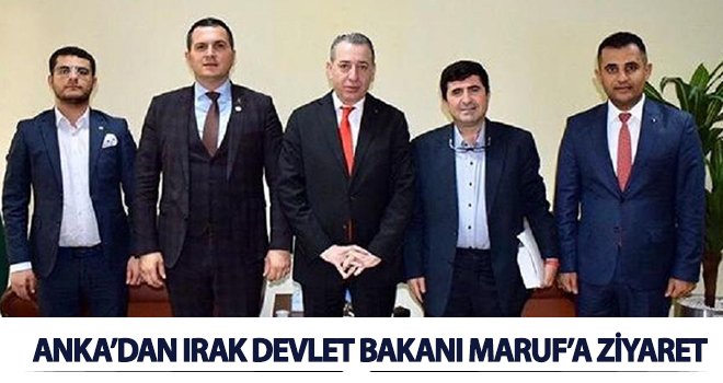 Anka'dan Aydın Maruf’a makamında ziyaret