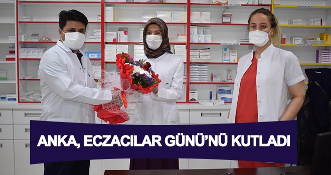 ANKA'dan eczacılara çiçek takdimi