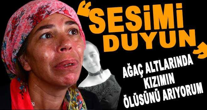 Anne: Ağaç altlarında kızımın ölüsünü arıyorum, kafayı yedim artık