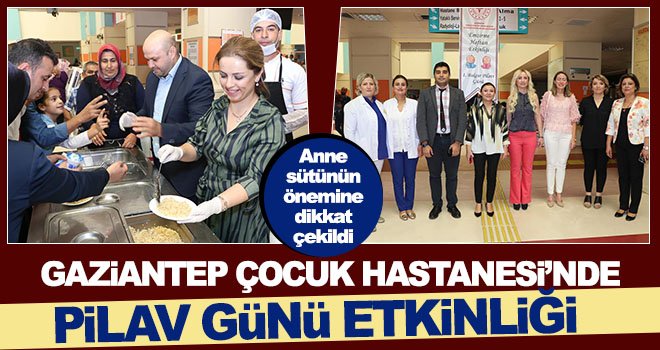 Anne sütünün önemini anlattılar: Pilav dağıttılar