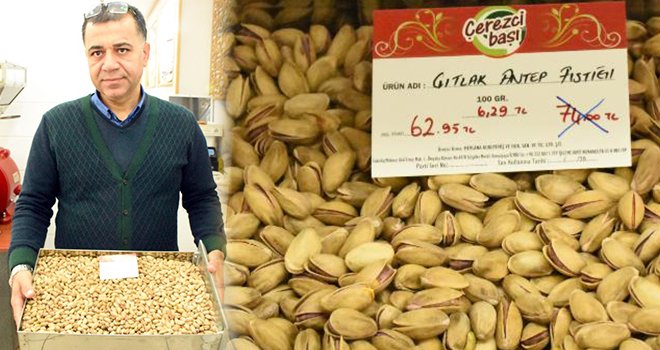 Antep fıstığı el yakıyor!