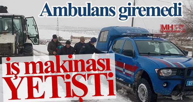 Araban’da mahsur kalan hastaların imdadına belediye yetişti