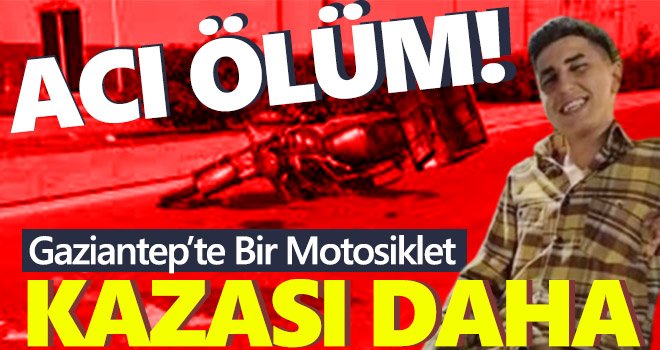 Araç motosiklete çarptı genç motosiklet sürücüsü hayatını kaybetti
