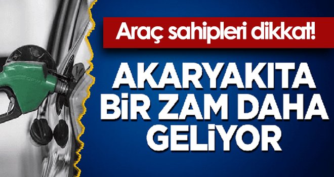 Araç sahipleri dikkat! Motorine büyük zam yolda...