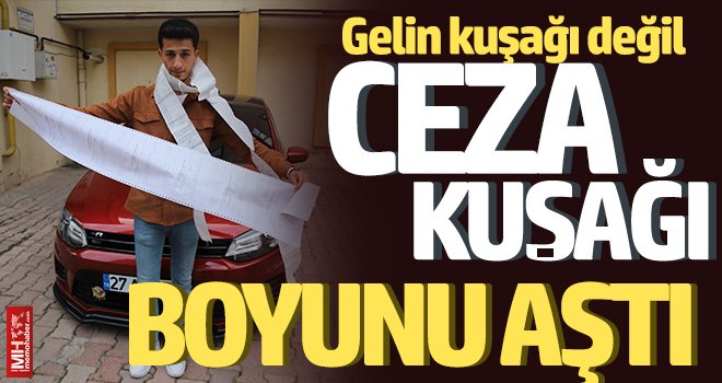 Aracını modifiye etti, gelen cezalar boyunu aştı