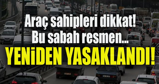 Araçlarda cam filmine yeniden yasak geldi!