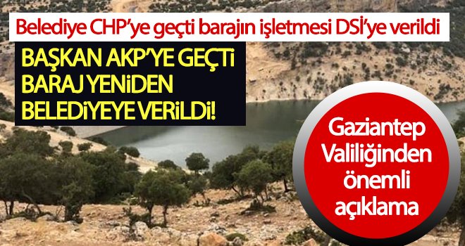 Ardıl Barajı'nın işletmesine ilişkin FLAŞ açıklama...