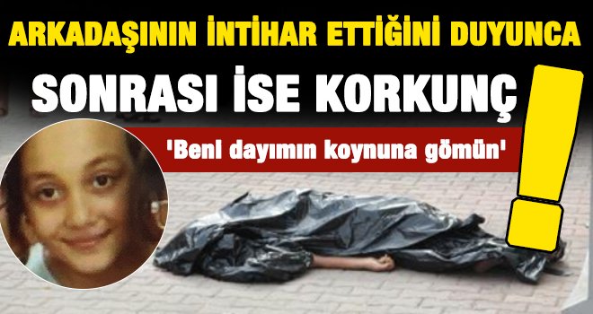 Arkadaşının intihar ettiğini duyunca o da canına kıydı
